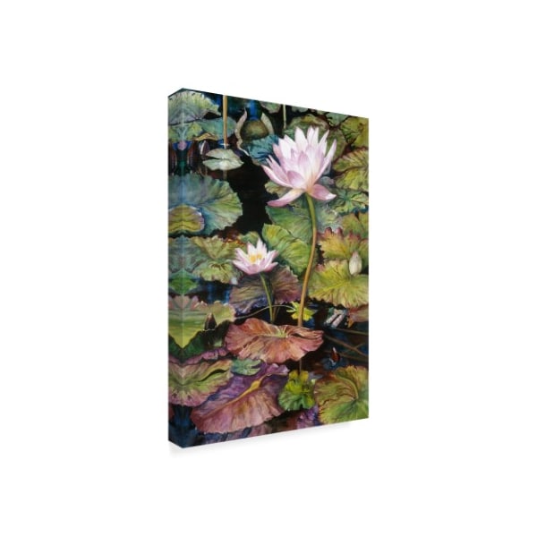 Joanne Porter 'Water Lilies' Canvas Art,12x19